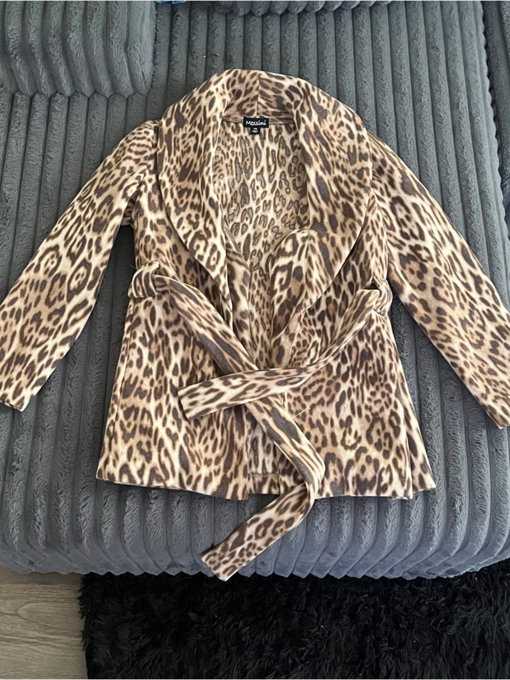 Messini leopard print coat 🐆